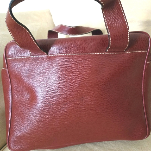 Gianfranco Lotti Brown Leather Satchel Bag - Picture 2 of 10